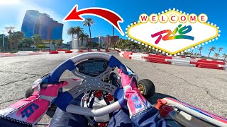 Driving a Kart on a LAS VEGAS Street Circuit!