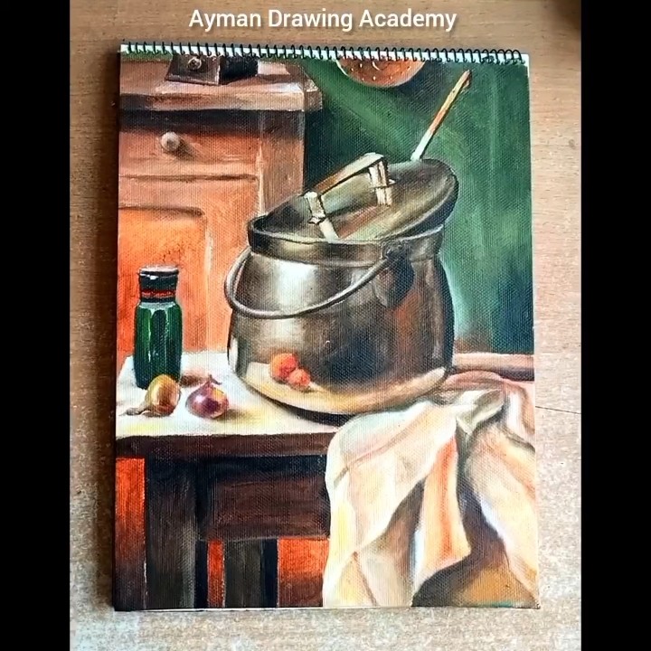 How to paint still life with acrylic #art #howto #trending #shorts # ...