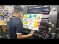 Offset Printing Process in New Market by Heidelberg MO E