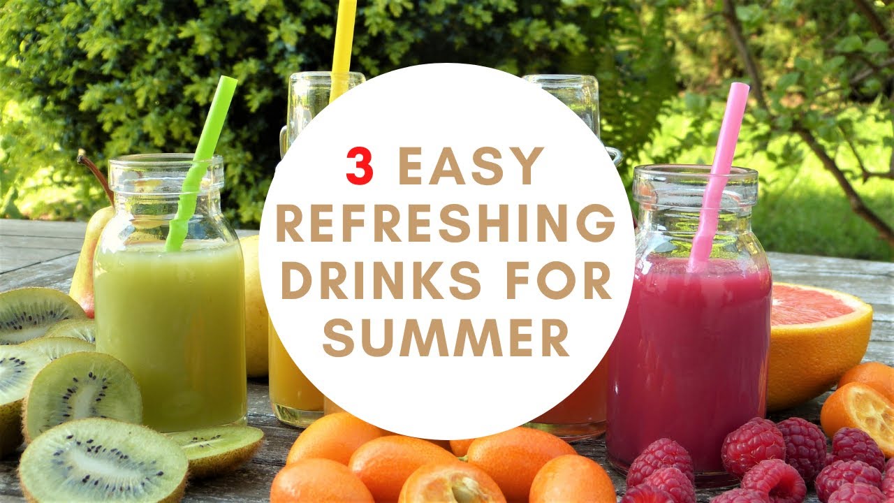 3 refreshing drinks in summer|| recipe cards by Noor
