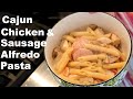 One Pot Cajun Chicken & Sausage Alfredo | Cooking with Candi