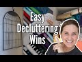 Declutter with me 3 spaces10 min each  becoming a simplest