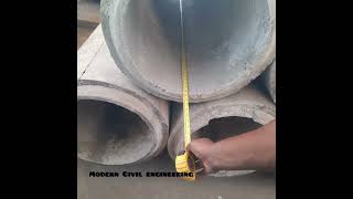 Inspection of RCC Hume Pipe ( NP3 type) at Factory