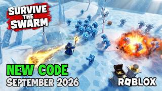 Roblox Survive The Swarm NEW CODE September 2026