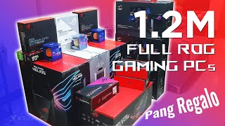 VLOG: GUMASTOS ng pang REGALO worth P1.2 MILLION ang SUBSCRIBER ko para sa FULL ROG GAMING PC's