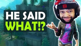 HE SAID WHAT!?... | HIGH KILL FUNNY GAME - (Fortnite Battle Royale)