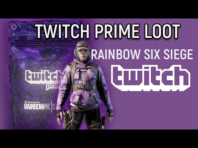 New Twitch Prime Loot for Rainbow Six : r/Rainbow6