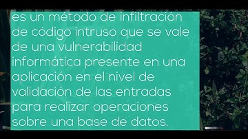 La Explotación de la Vulnerabilidad A1 SQL INJECTION