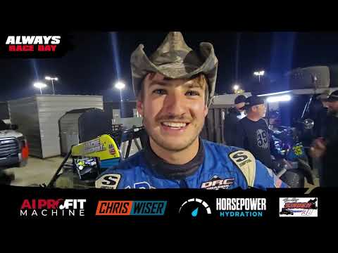 Briggs Danner Reacts to Back-to-Back 4-Crown Opening Night Wins | Eldora Speedway