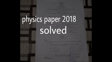 Physics question paper 2018 solved isc board