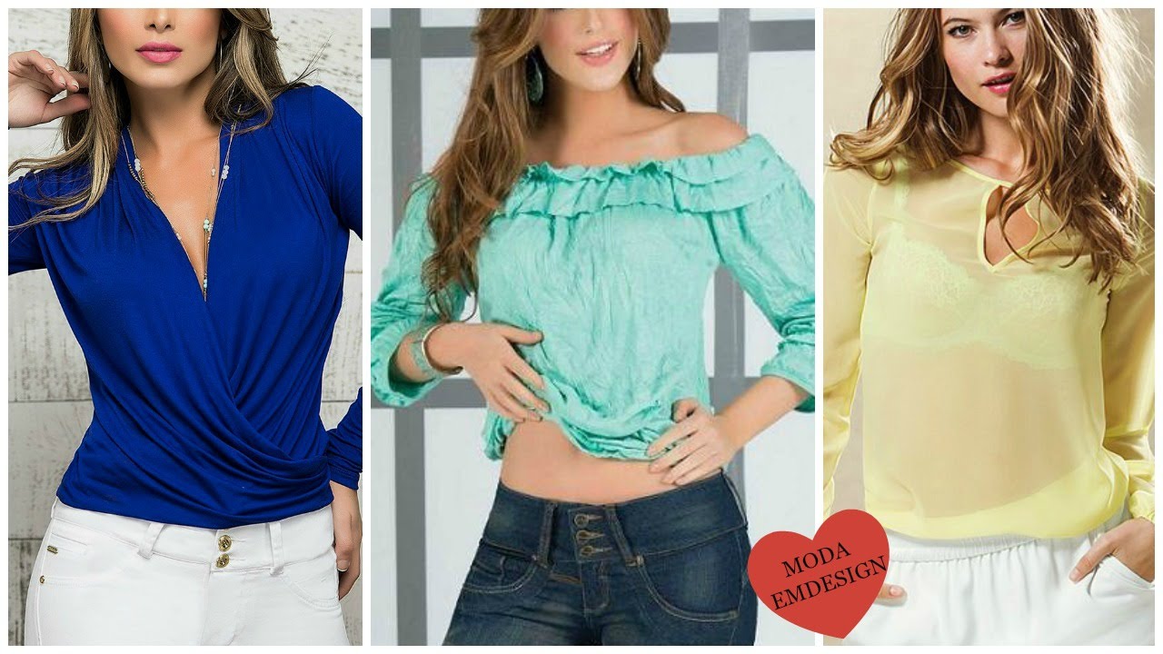 BLUSAS MODA / Blusas modernas - YouTube