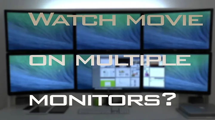 How To Watch Video/Movie On Multiple Monitors |Easy Way