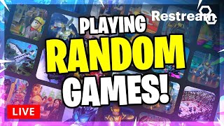 Random Roblox Games Stream 196 (5/11/24)
