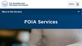 AMC Video Series #4 Daniel Meyer Transmittal Affidavit How to Submit a FOIA with the SEC Wealth