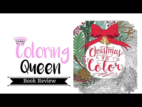 christmas-to-color---adult-coloring-book-review