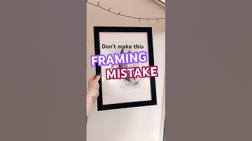 How to frame an A4 painting #petportraitartist #diyprojects #homedecortips #framingart #framing #art