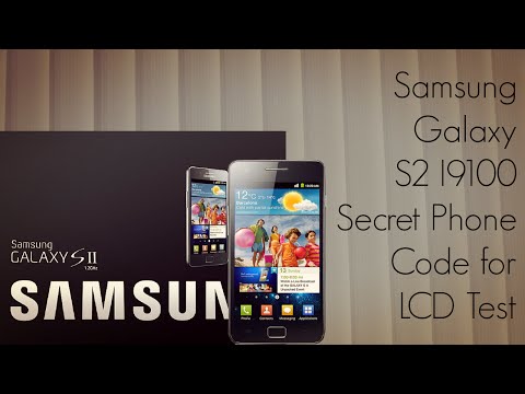 Galaxy S2 I9100 Secret Phone Code for LCD Test - PhoneRadar