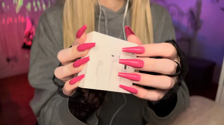 ASMR Tapping & Scratching #67 on Apple Boxes (No talking, Long nails)