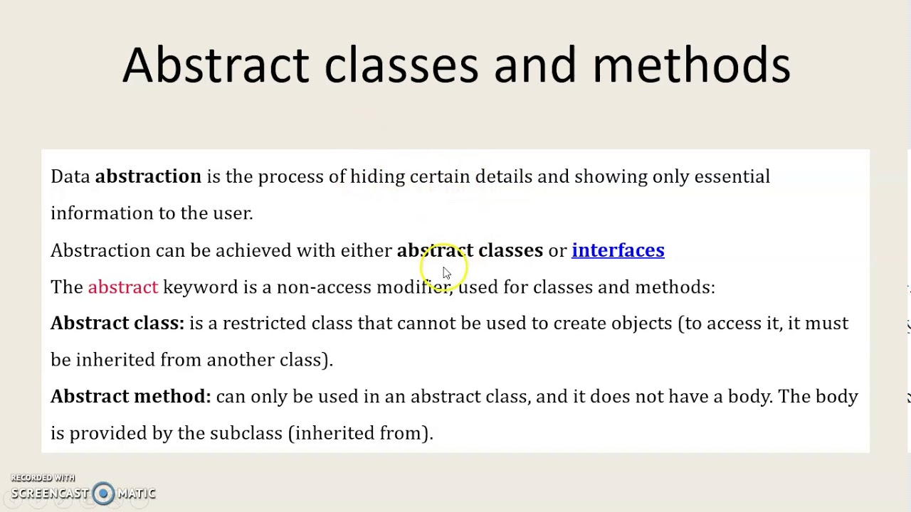 Data abstraction - YouTube