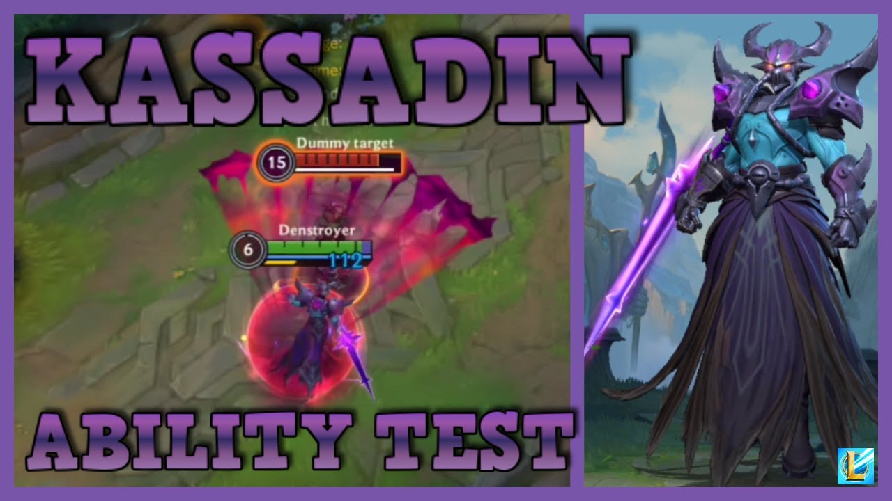Kassadin | The Void Walker | Champion Ability Test | Patch 3.3a (Wildrift) - Urbs Gaming