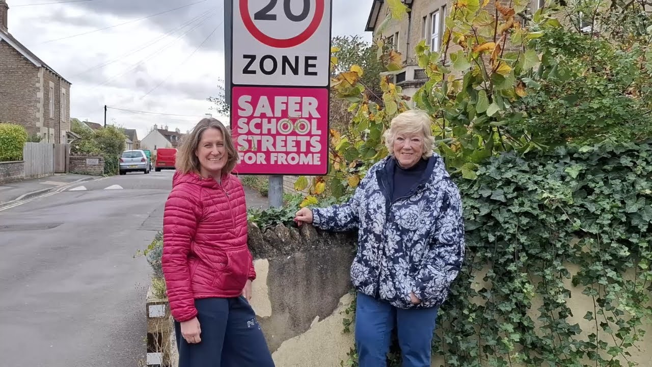 Frome’s Safer School Streets scheme made permanent