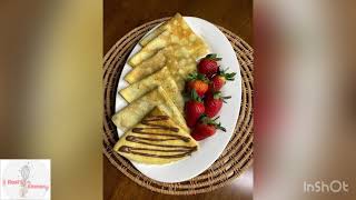 مطبخ روزي| كريب طريقه سهله لعمل الكريب how I make crepes #crepes #كريب