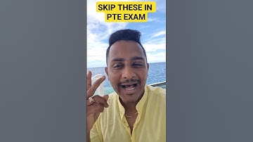 SKIP THESE MODULES: PTE #pte