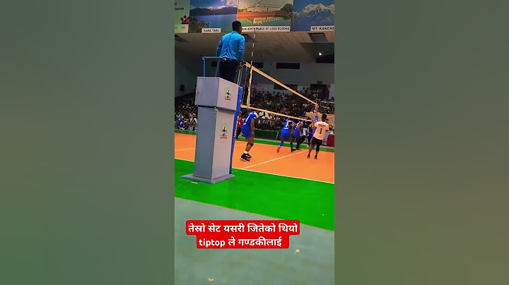 Gandaki province Vs tiptop helps #bhishankhamchahaHamro khelkud volleyball