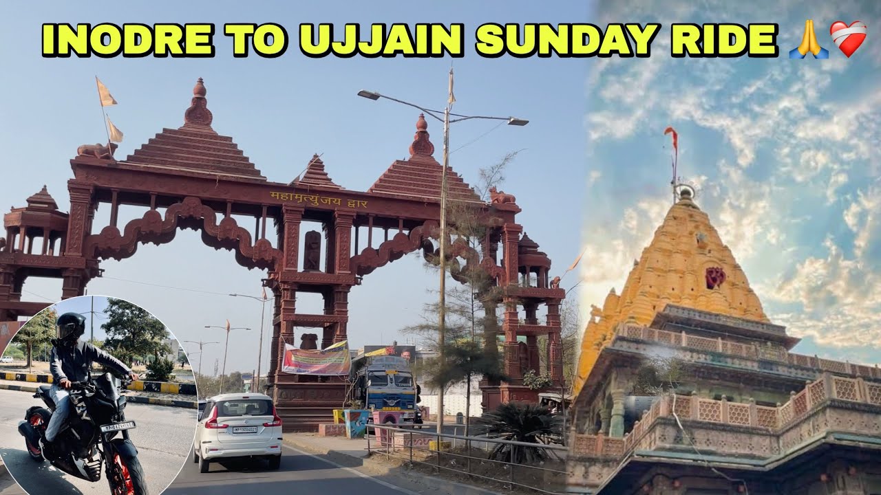 Indore to Ujjain Mahakal Temple 😍🙏| MT-15 Carzy Reaction Ujjain Me 😱| #ujjaintemple 