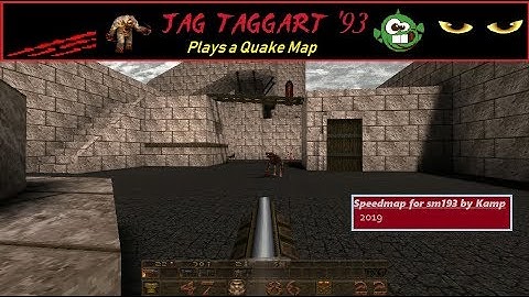 Playing another Quake map: "Speedmap for sm193 by Kamp  (2019)"