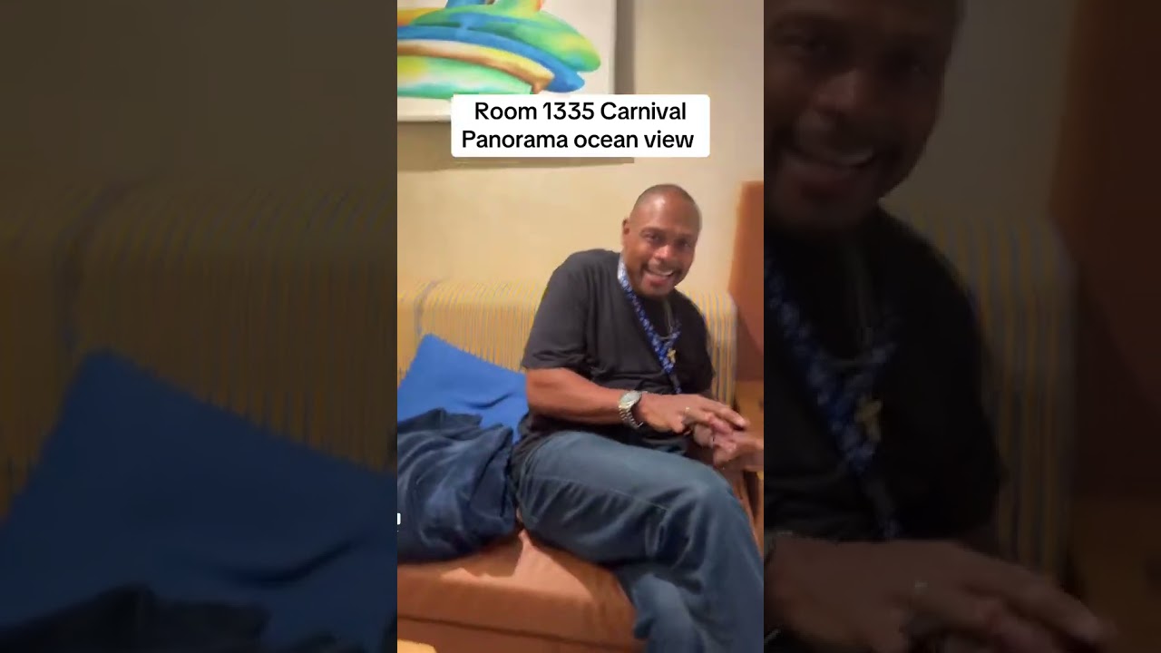ROOM 1335 on the Carnival Panorama! Do you like oceanviews? #carnivalpanorama #familyfriendly
