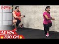 45 Min Tabata HIIT Workout for Fat Loss + Abs: High Intensity Interval Training at Home Routine