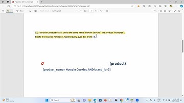Question Set 43 | Database Management System 01  | Java Institute