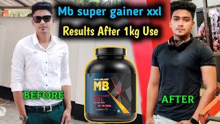muscleblaze Super Gainer XXL results After 1kg Use | Gain weight 2x faster screenshot 4