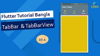 How To Create Tabbar In Flutter | 27.1