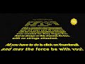 Best Star Wars Opening Crawl Ever 🌑 [Sony Vegas Pro] Full HD (Free)