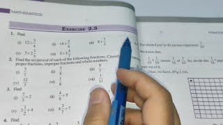 Fractions and Decimals Ex 2.3 Chapter- 2 || Class 7th Maths New Book 2023 || New Edition 2023 screenshot 2