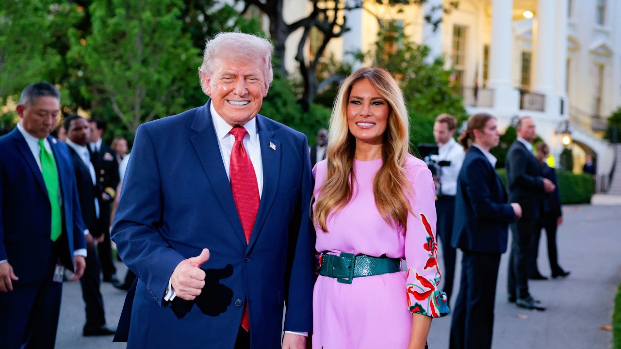LIVE: President, First Lady Attend Freedom 250 Grand Prix in Washington