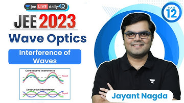 Wave Optics L2 | Interference of Waves | #jee2024 #jee2025 #jeephysics #jayant_nagda