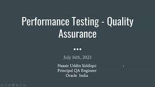 Software Performance Testing with JMeter