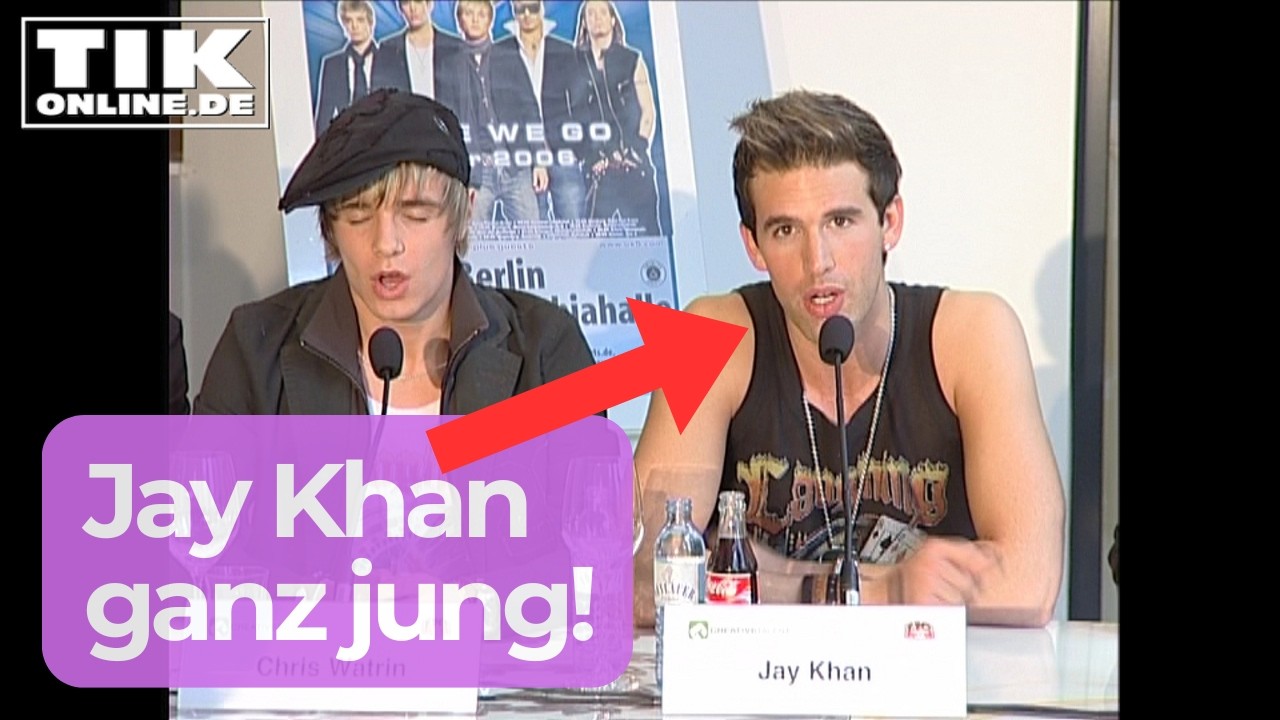 Jay Khan ganz jung: US5 die Boygroup der 2000er... Kult-Pressekonferenz mit Live-Gesang!