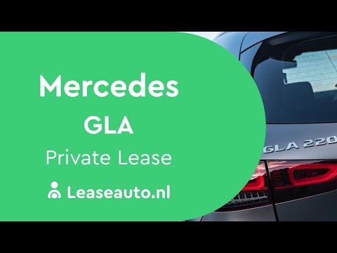 Mercedes GLA Private Lease