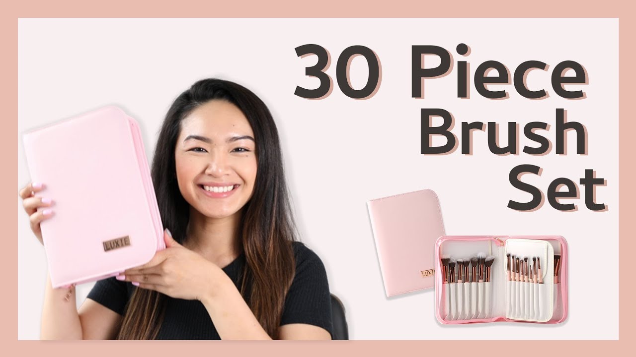 Luxie 30 Piece Brush Book Set YouTube