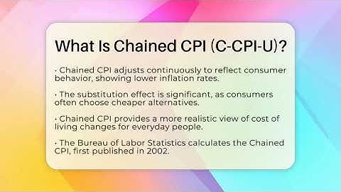 What Is Chained CPI (C-CPI-U)? - Inflation Insight Channel