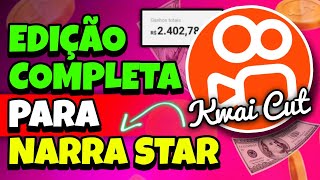 TUTORIAL COMPLETO de como EDITAR VÍDEOS para o Kwai Cut na Categoria de Narração! screenshot 5