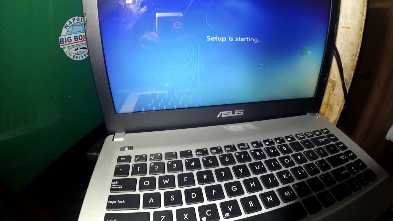 CARA BOOTING & INSTAL WIND 7 ASUS X450J CORE I 7