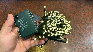 Battery Operated Christmas Lights - 132 Feet Long! By MARCHPOWER