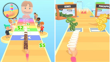 popsicle Stack 🍧🍨All Levels gameplay Android ios S3 kognole 💫✨