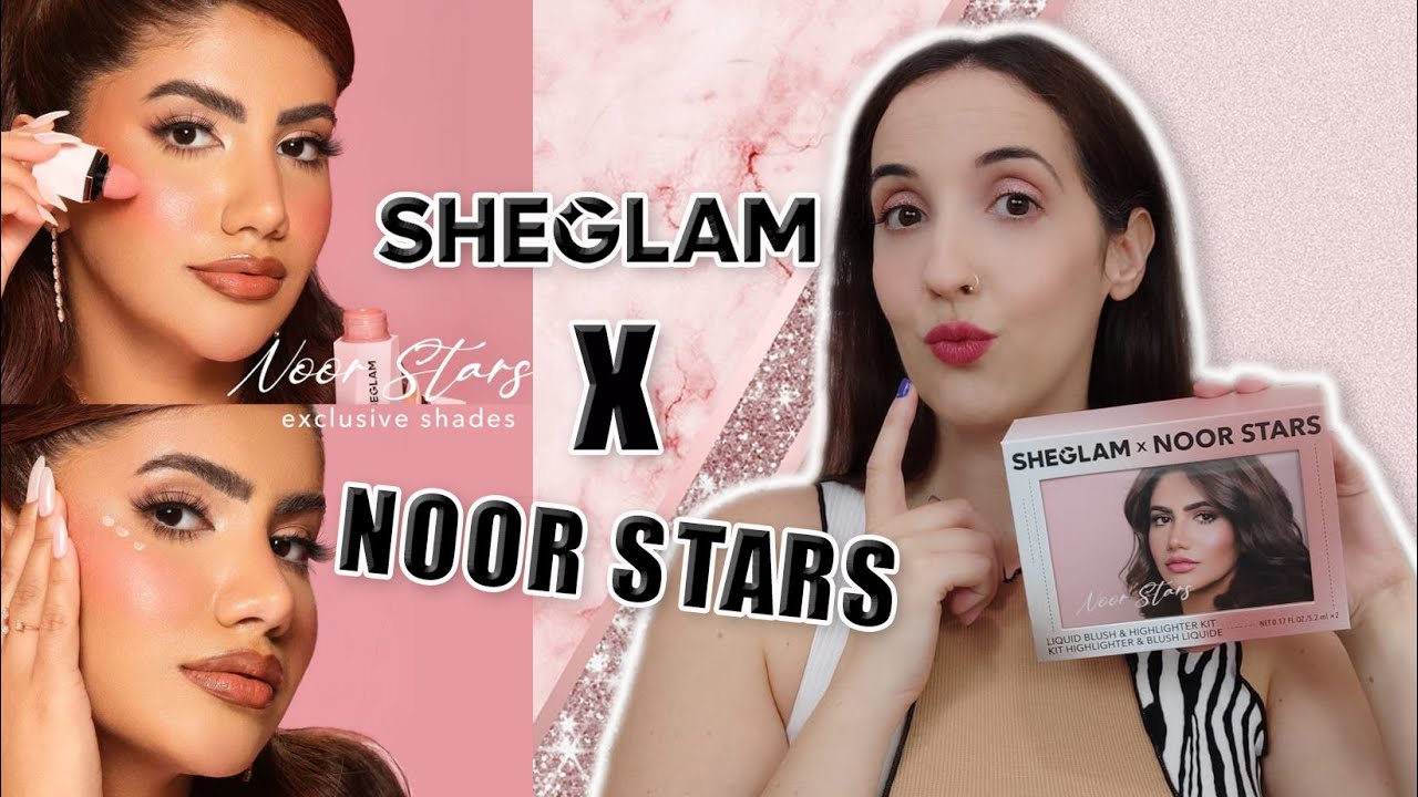 ? REVIEW DUO NOOR STARS LIQUID BLUSH HIGHTLIGHTER | SHEGLAM MAKEUP