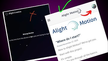 Alight motion sign in problem | alight motion wrong device problem solution